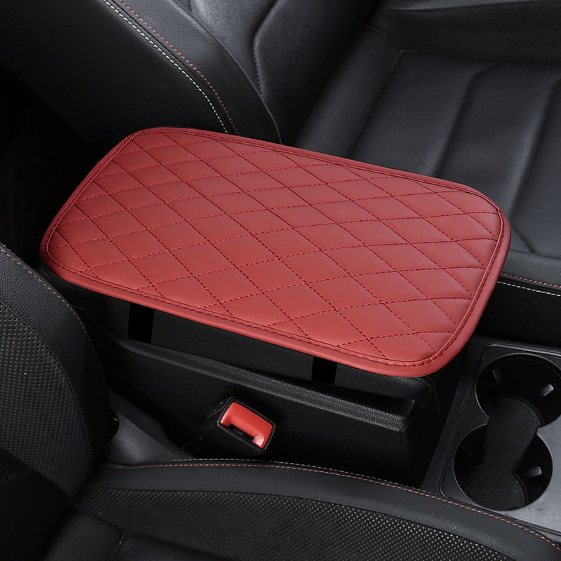 Multi-Functional Storage Car Armrest Box Mat Universal Anti-Slip Leather for Four Seasons Cross-Border Universal Temu Same Style