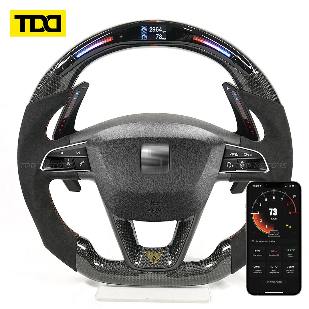 Customized Making LED Steering Wheel For Seat Leon Cupra Leon ST