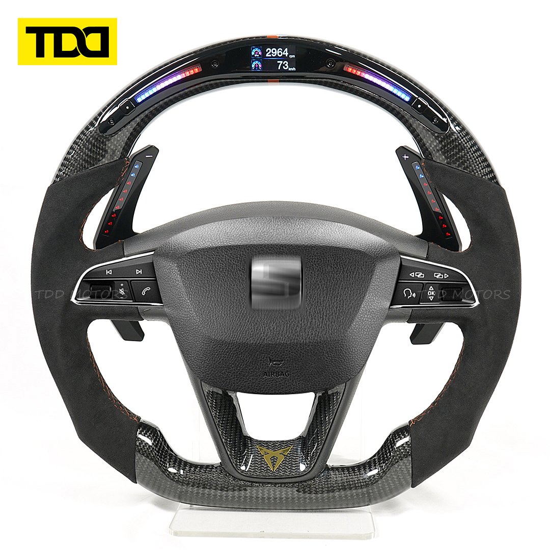 Customized Making LED Steering Wheel For Seat Leon Cupra Leon ST
