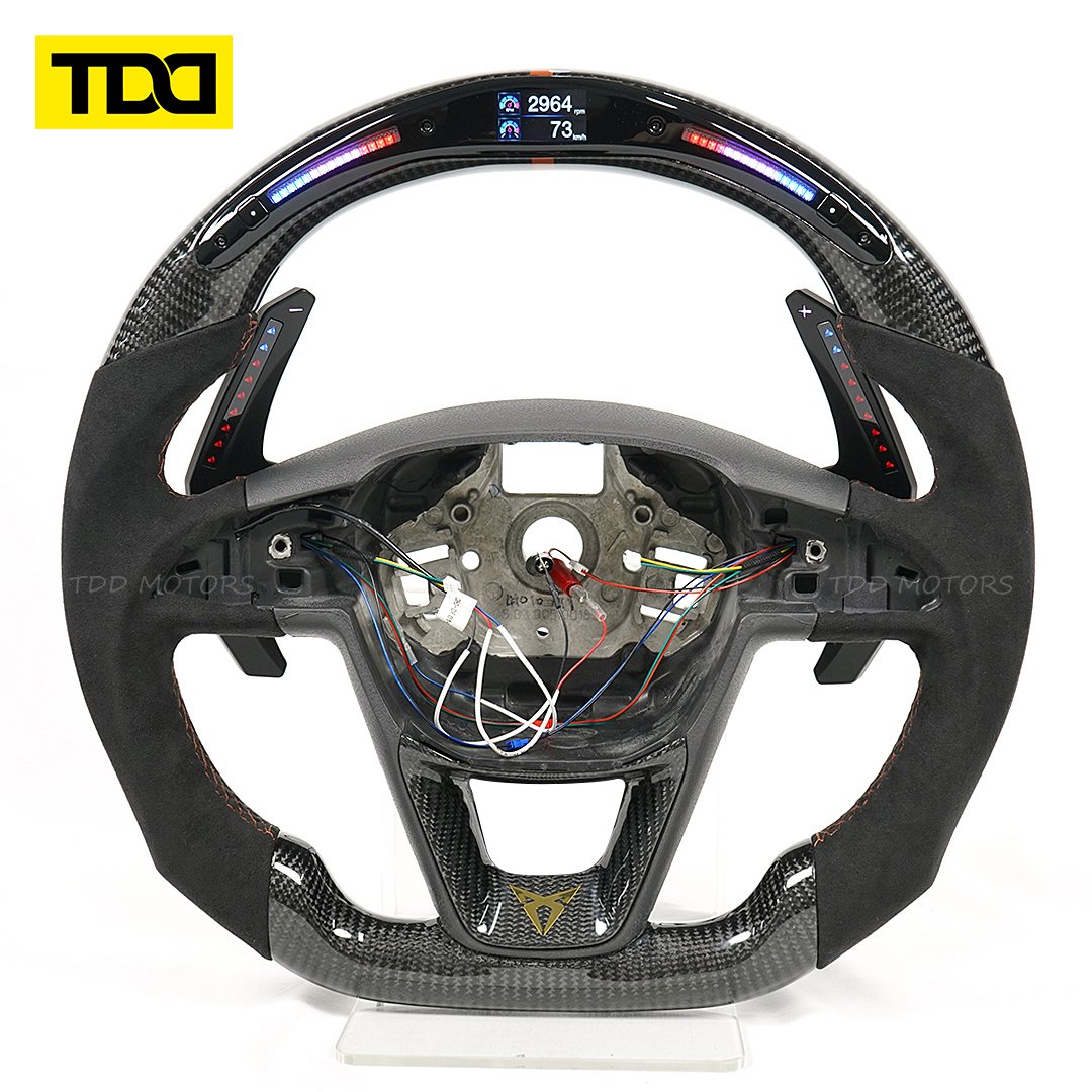Customized Making LED Steering Wheel For Seat Leon Cupra Leon ST