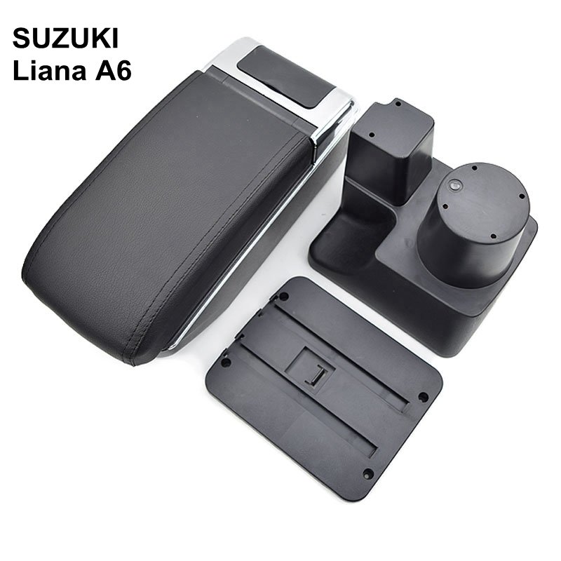 For Suzuki Liana A6 Armrest Box Central Console Armrest Box Interior Armrest Storage Box Car-styling Car Accessories Parts