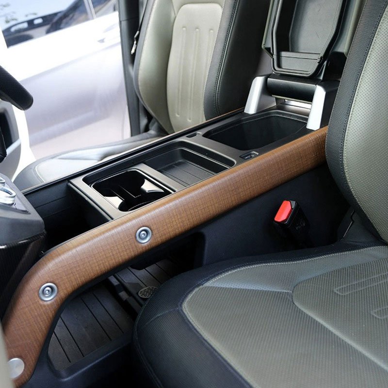 Huichuang Car Interior Modification Luxury Central Armrest Box for Land Rover Defender 2020+ Low Upgrade to High Car Storage Box