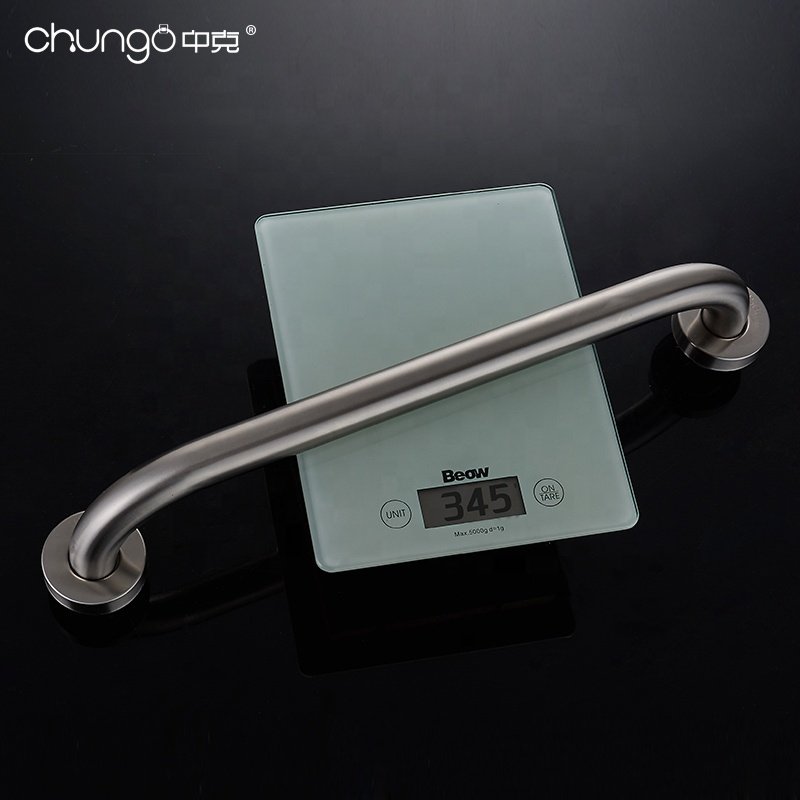 Modern Design Stainless Steel Grab Bar Handle with Safety Armrest 304 Brushed Finish Bathroom Accessories for Shower Safety