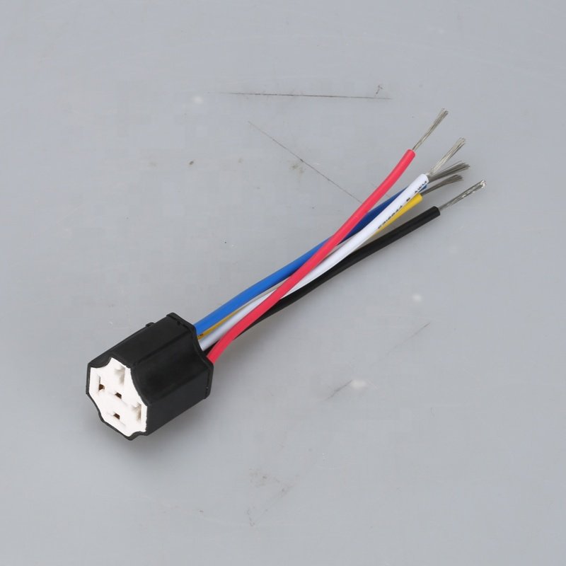 Musuha 12V 30/40A 5 Pin 5P Automotive Harness High-quality Car Auto Relay Socket Ceramic 5 Wire