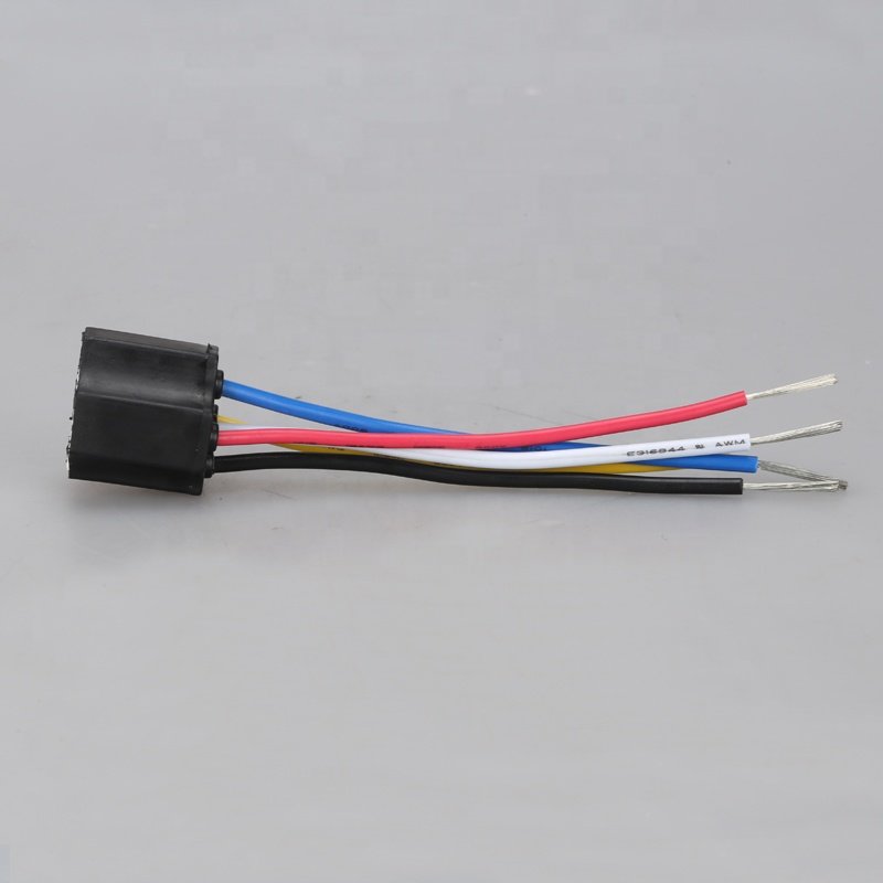 Musuha 12V 30/40A 5 Pin 5P Automotive Harness High-quality Car Auto Relay Socket Ceramic 5 Wire