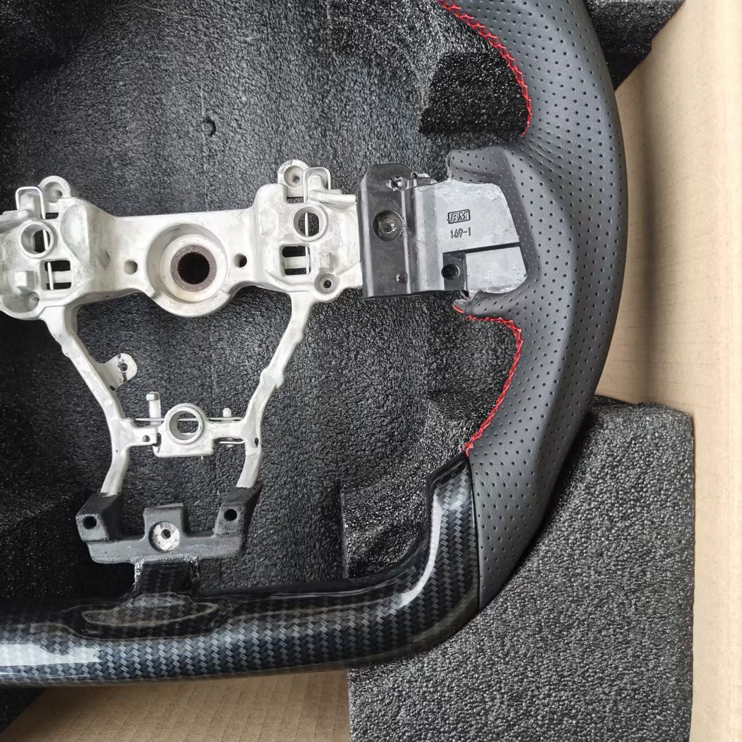 For SUBARU WRX STI/S4 VAB/VAG / LEVORG VMG/VM4 2015 2016 2022 Interior Accessories For Cars Custom Sport Leather Steering Wheels