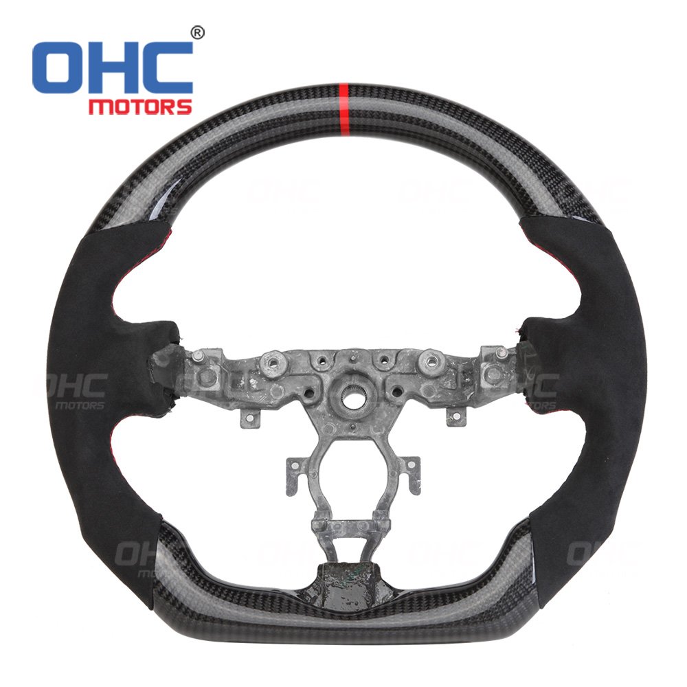 Led Steering Wheel Fit For Nissan 370z Carbon Fiber Exhaust Coupe 370z carbon fiber Steering Wheel Ohc Motors