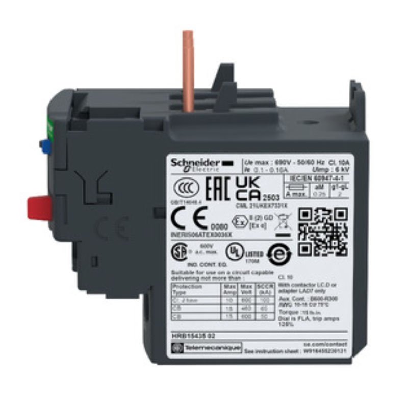 Schneider LRD-02 TeSys LRD Thermal Overload Relays - 0.16...0.25 a - Class 10A