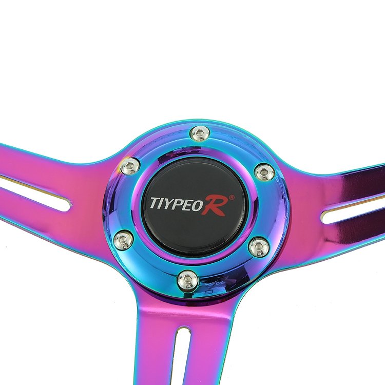Racing acrylic universal steering wheel ice blue colorful package car sports drifting steering wheel clear crystal