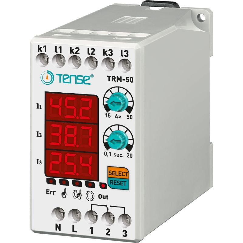 Direct Digital Overload Relay with 3X3 Digit LED Display TRM-50