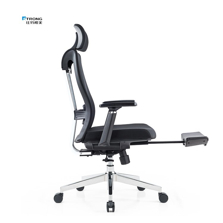 High Quality Modern Ergonomic High Back Computer Chair With 2d Headrest