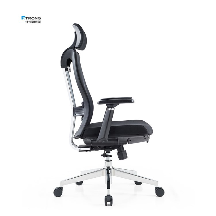 High Quality Modern Ergonomic High Back Computer Chair With 2d Headrest