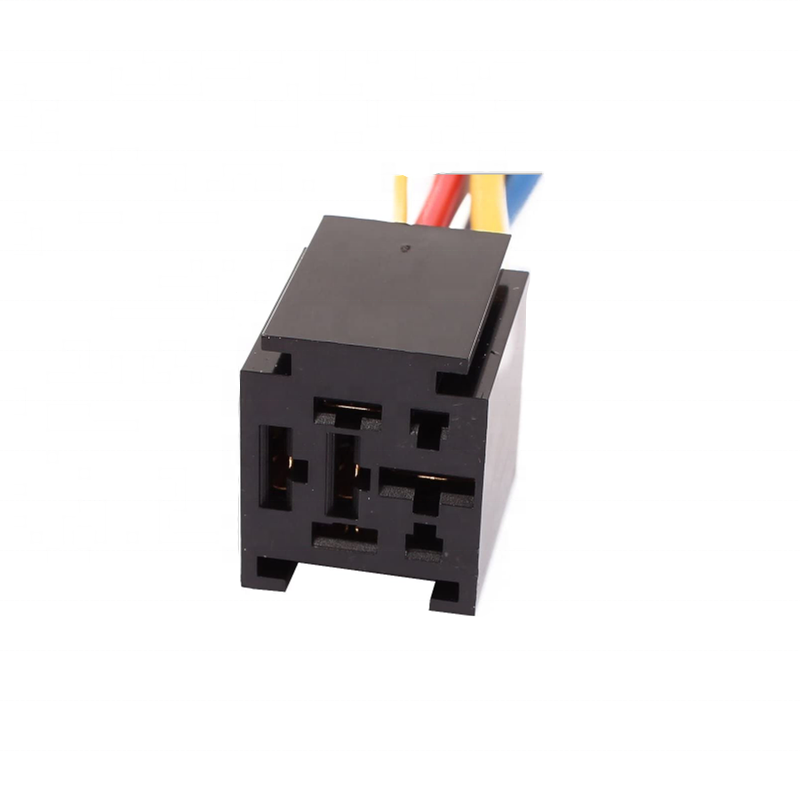 Relays Car Truck DC 12V/24V 80A Relay Socket 5 Pin 5 Relay Control Module Wire Socket