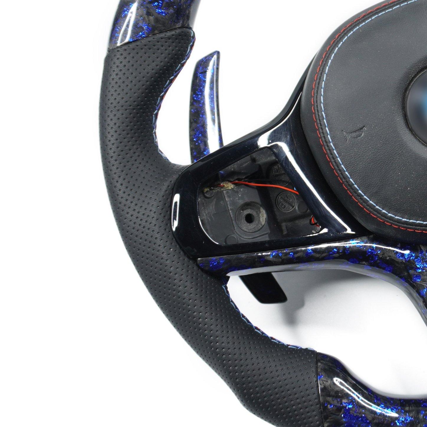 Customized Steering Wheel For Bmw G20 G30 G80 G22 X1 X2 X3 X4 X5 X6 M5 M4 M3 Forged Carbon Fiber LED Alcantara Steering Wheel