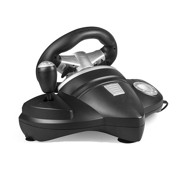 Honcam PC Racing Wheel 270 Degree Driving Force Sim Gaming Steering Wheel with Responsive Gear and Pedals for Racing Game PC PS3