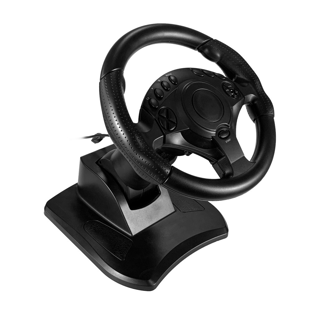 Popular racing game steer wheel 7 in 1 Game Steer Wheel car game joystick