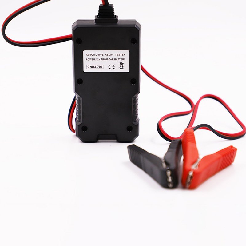 Hot Sale 12V Auto Relay Diagnostic Tool Battery Checker Electronic Automotive Relay Tester with Clips
