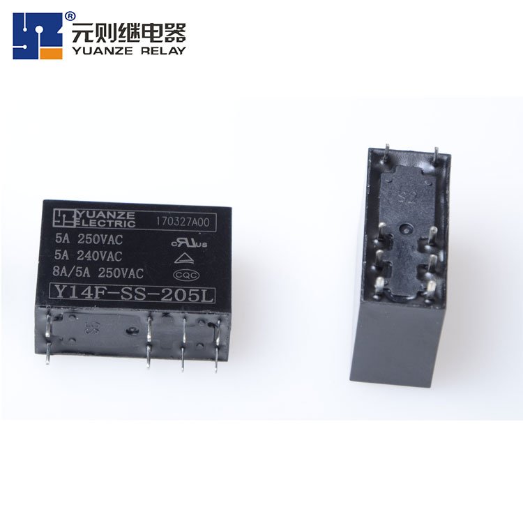 Yuanze Y14F G2rl-1g2rl-2 8A 16A 1a 1c 2a 2c Relay HF14FF Coil 0.9w 24v 6pin 8pin 8A 250vac General Power Relays