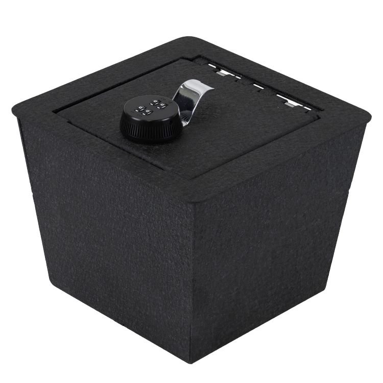 TuoJue Hidden Car Storage Box Central Console Armrest Storage Box Organizer for Toyota FJ Land Cruiser Metal Console Safe