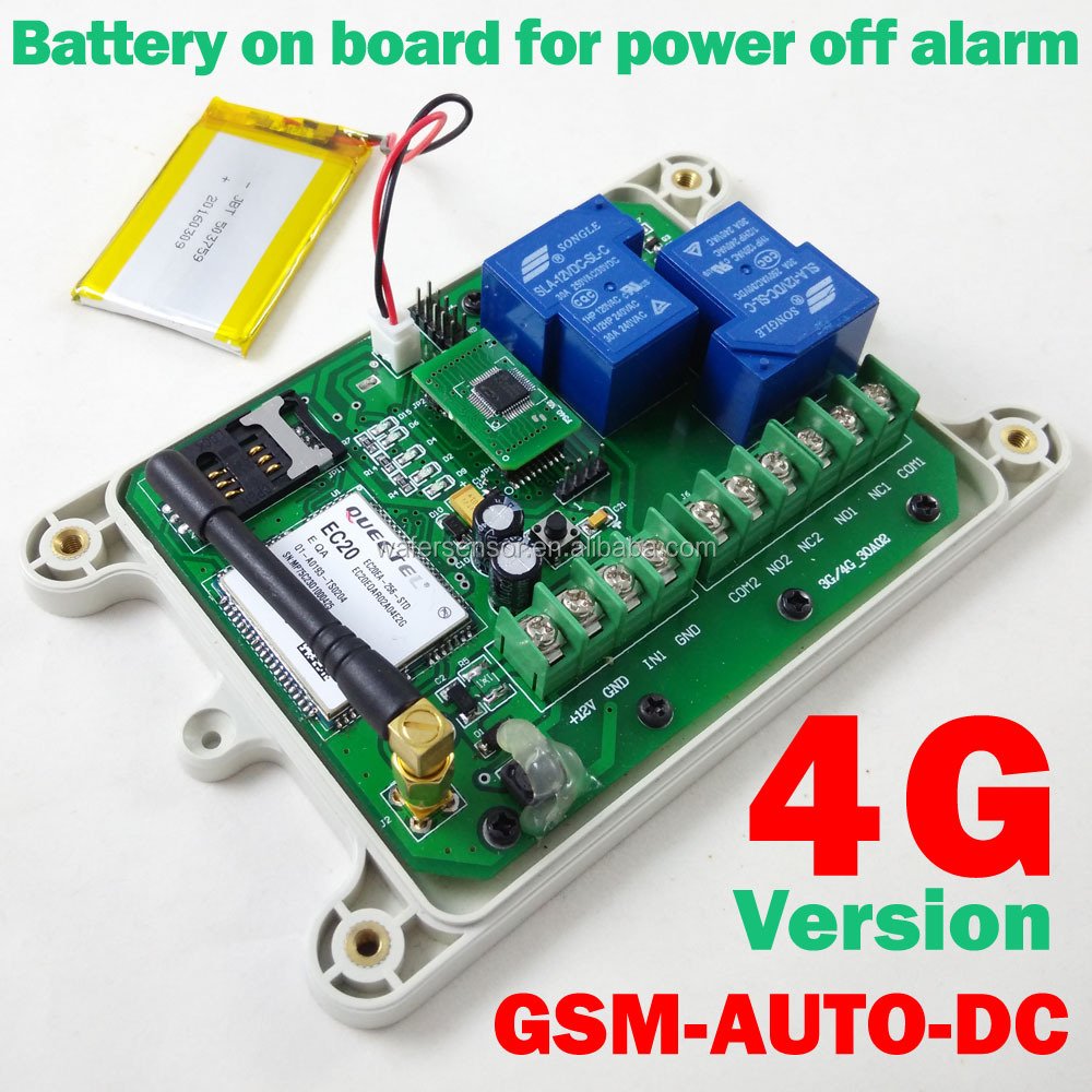 GSM-AUTO 4G Version GSM / 3G / 4G Remote Control Switch and Timing Controller Box