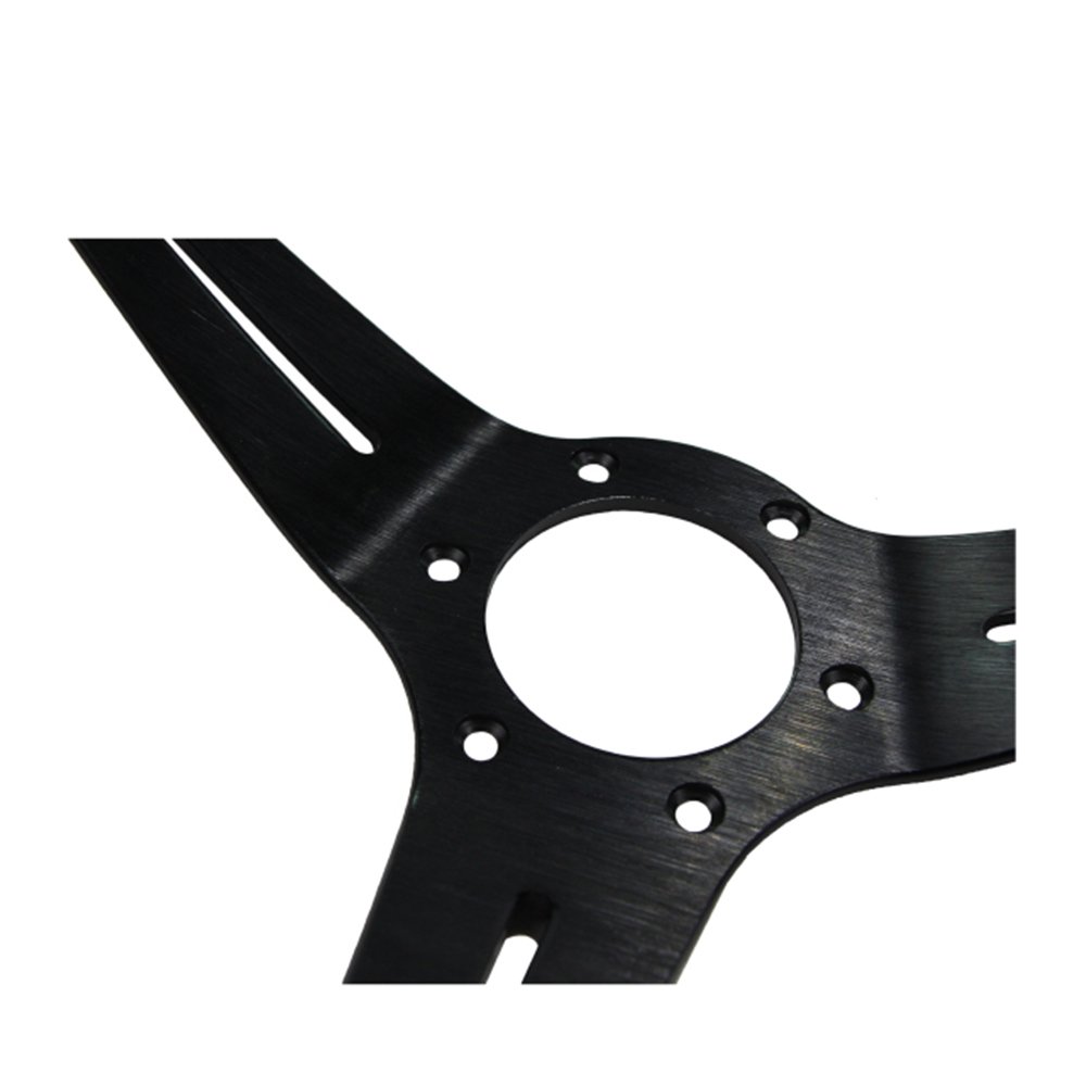 SW-01 350mm Suede Leather quick release steering wheel