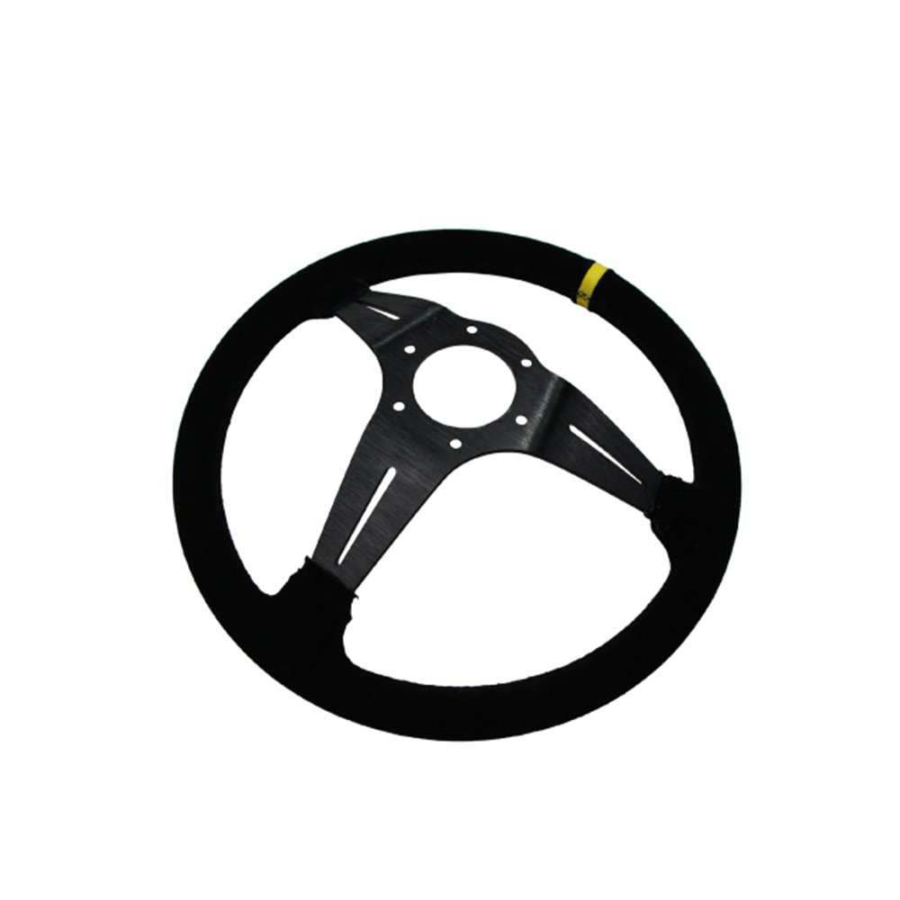 SW-01 350mm Suede Leather quick release steering wheel