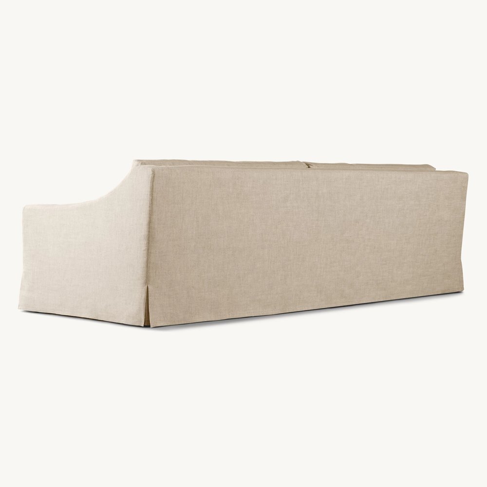 Modern Design Cushion Garden Fabric Seat Interior Armrest Classic Bevel Sofa Set with High Elastic Sponge Cushion
