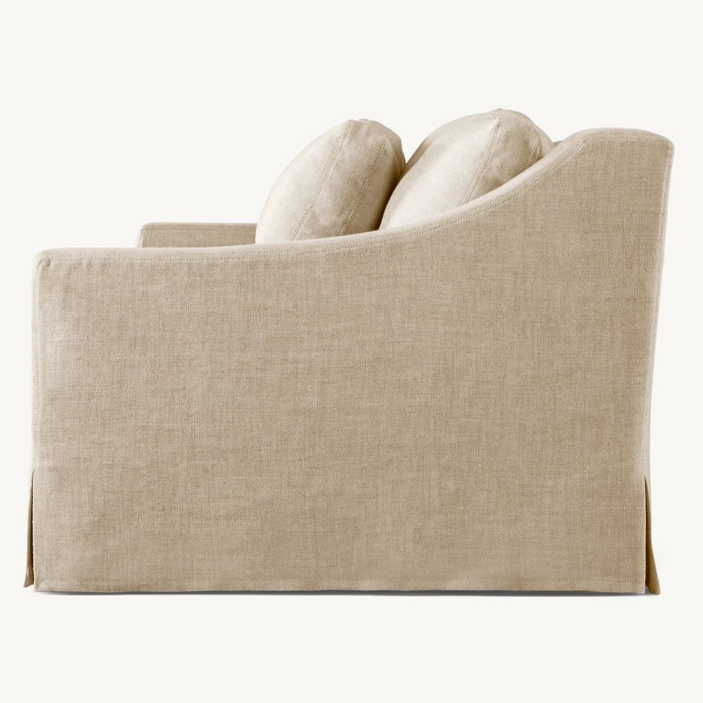 Modern Design Cushion Garden Fabric Seat Interior Armrest Classic Bevel Sofa Set with High Elastic Sponge Cushion