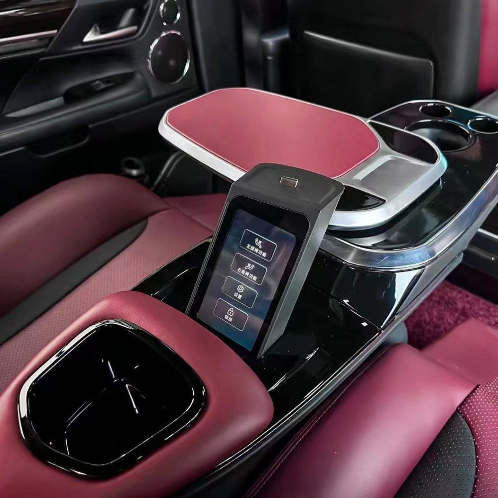 Luxury Configuration Car Seat Suit for Lexus LX570 with Central Armrest Console Compressor Refrigerator Touch Screen