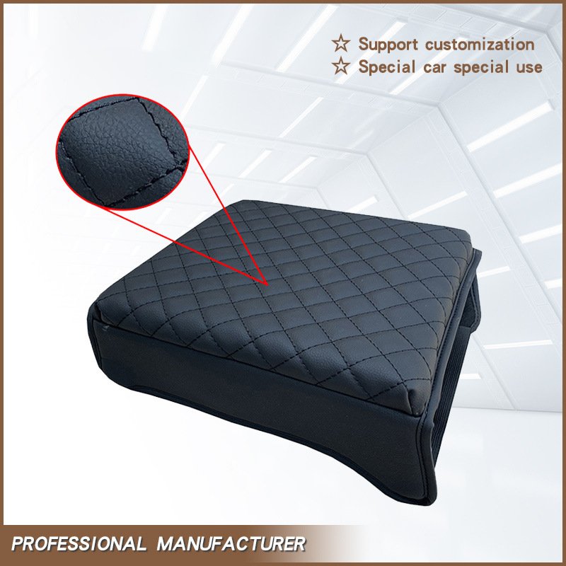 15-20 Ford F150 Front Armrest Box Protective Leather Cover Car Interior Renovation Storage Restoration