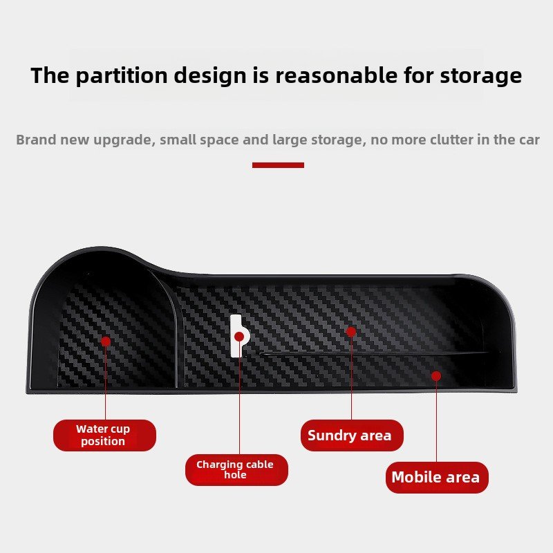 Luxury Foldable Car Storage Box Practical Gap Armrest Design for Practical Storage Cross-Border Luxury & Creative Car Supplies