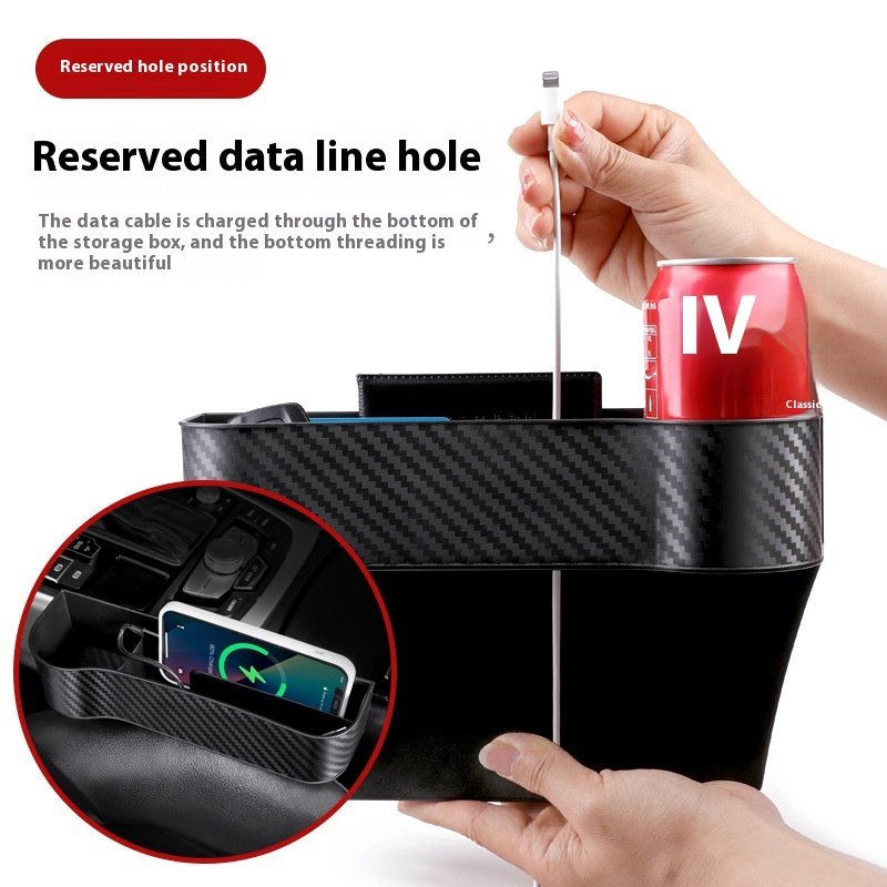Luxury Foldable Car Storage Box Practical Gap Armrest Design for Practical Storage Cross-Border Luxury & Creative Car Supplies