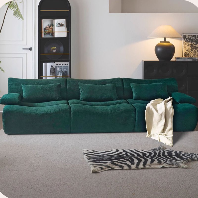 AOMISI CASA Compress Sofa in Box Sofa Living Room Home Furniture High Density Vacuum Packaging Sponge Fabric Sofa Set