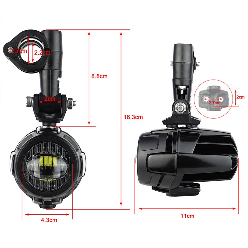 Yosovlamp Universal Motorcycle Waterbird R1200GS 1250GS ADV F800 Motorcycle Modified LED Spotlight