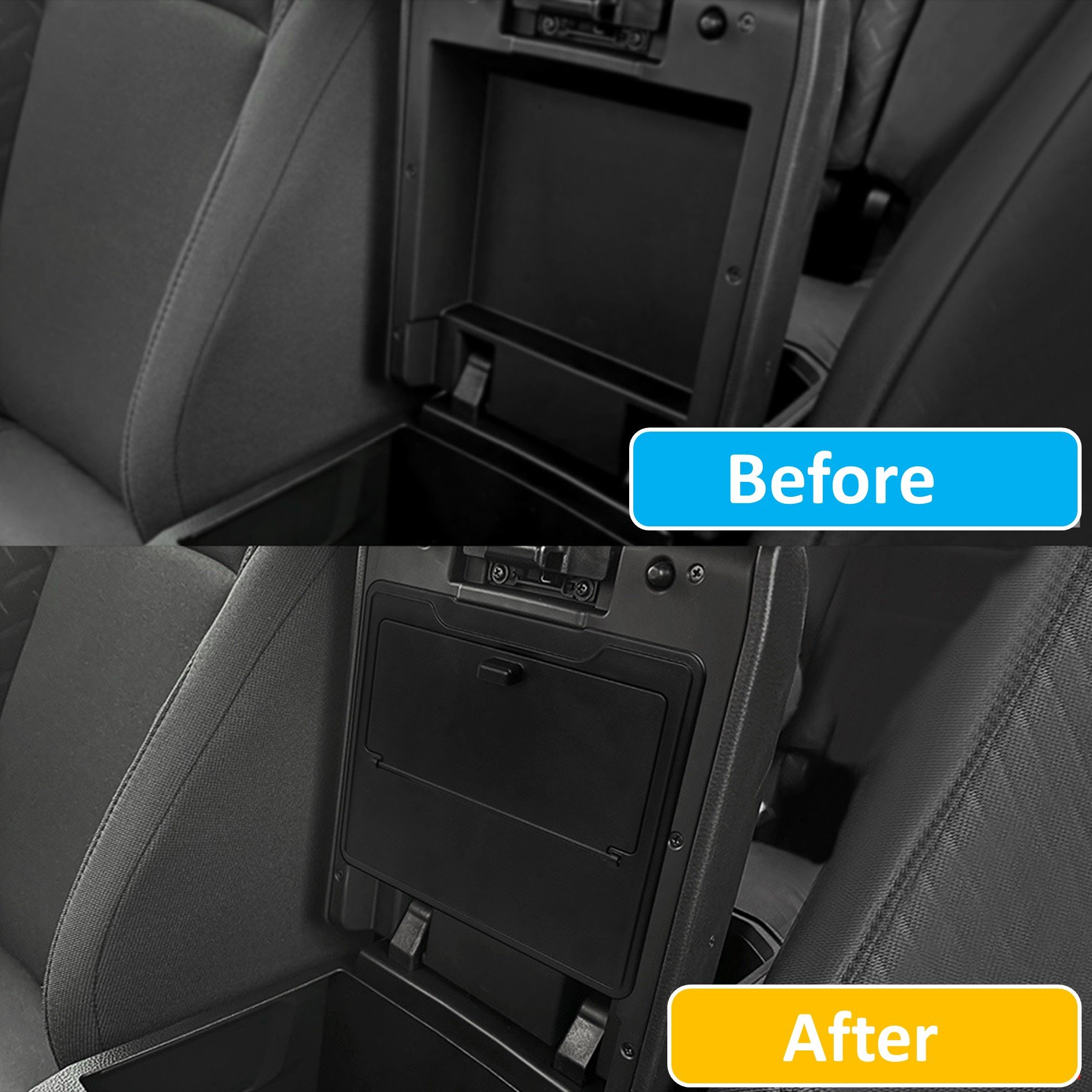 New Car Armrest Privacy Storage Box for Toyota Tacoma 2024 2025 Center Console Organizer Car Armrest Box