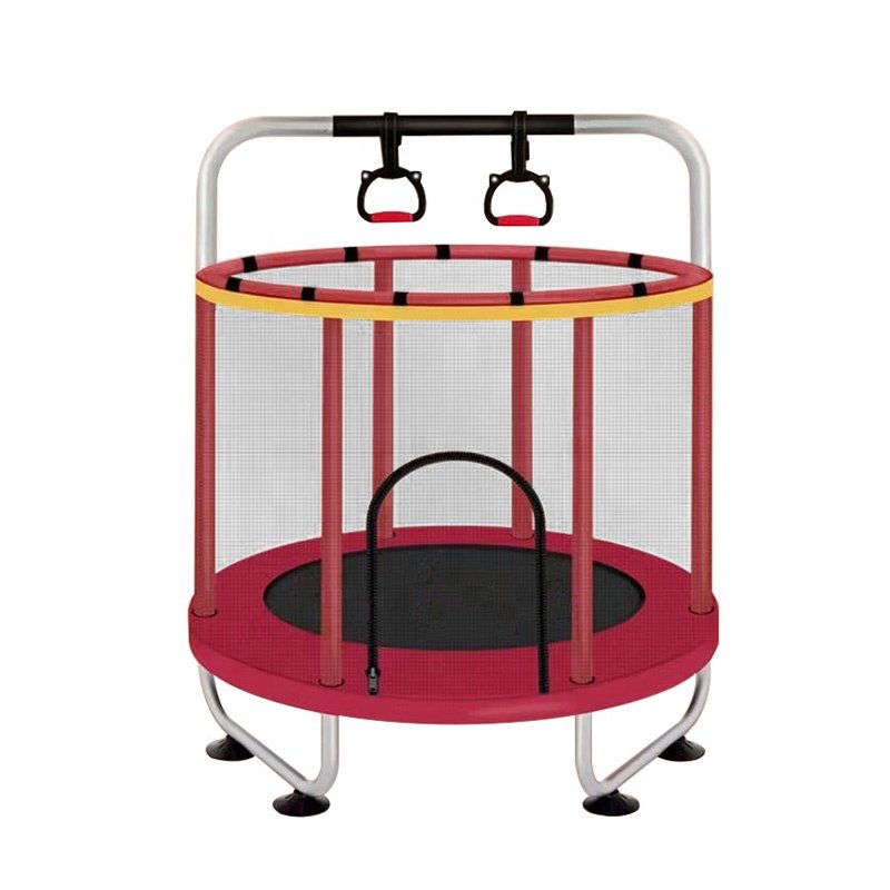 Customized Bounce Board Child Rebounder Indoor Trampoline With Armrest