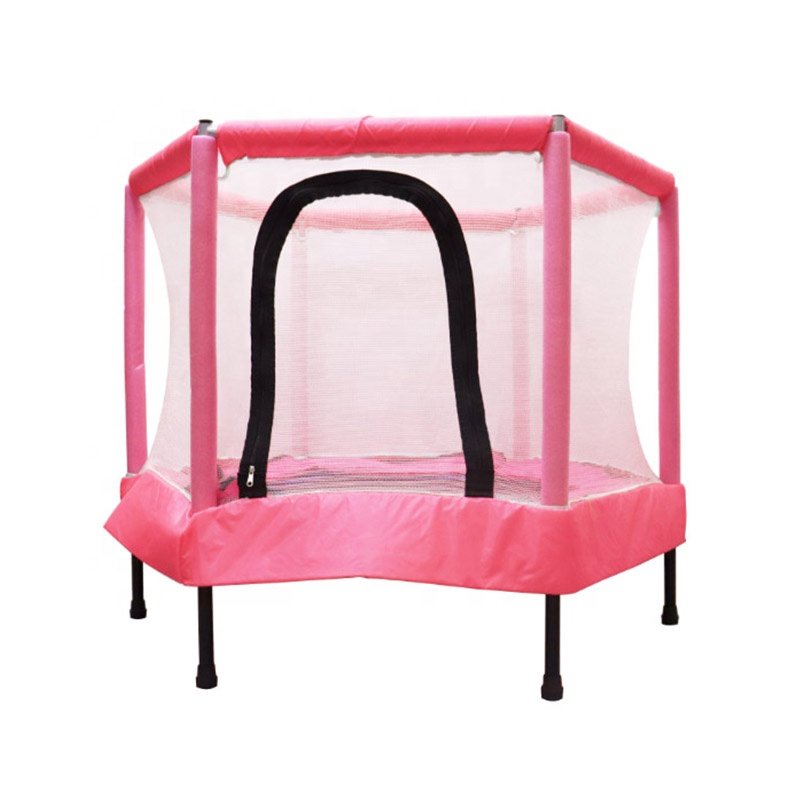 Customized Bounce Board Child Rebounder Indoor Trampoline With Armrest
