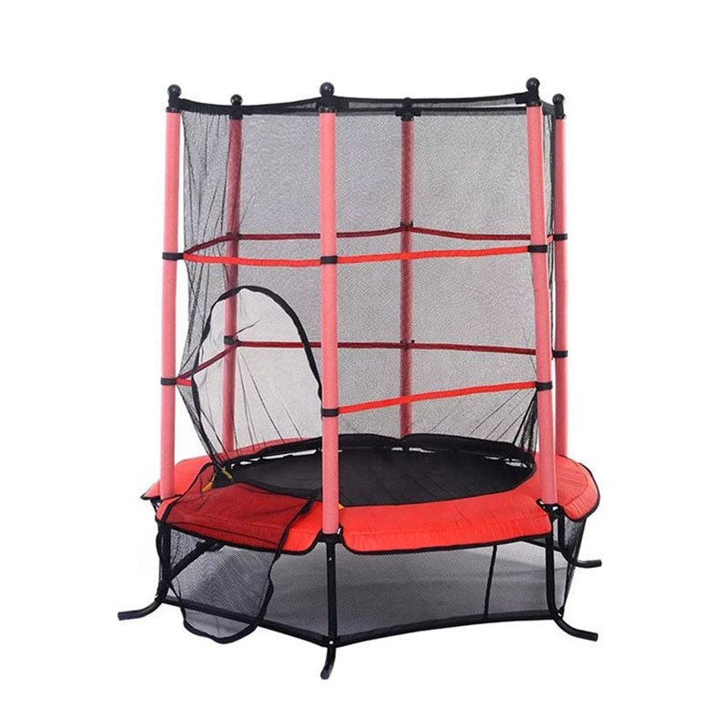 Customized Bounce Board Child Rebounder Indoor Trampoline With Armrest