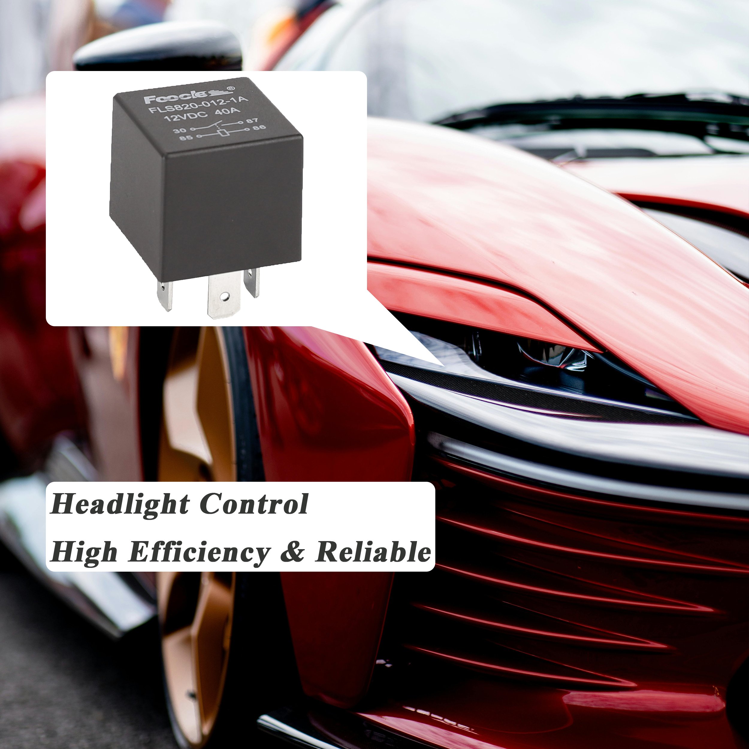 Automotive Relay 30A 40A Normally Open Car Relay Switch sealed Type JD1912 JD1914 Relays for Auto Headlight