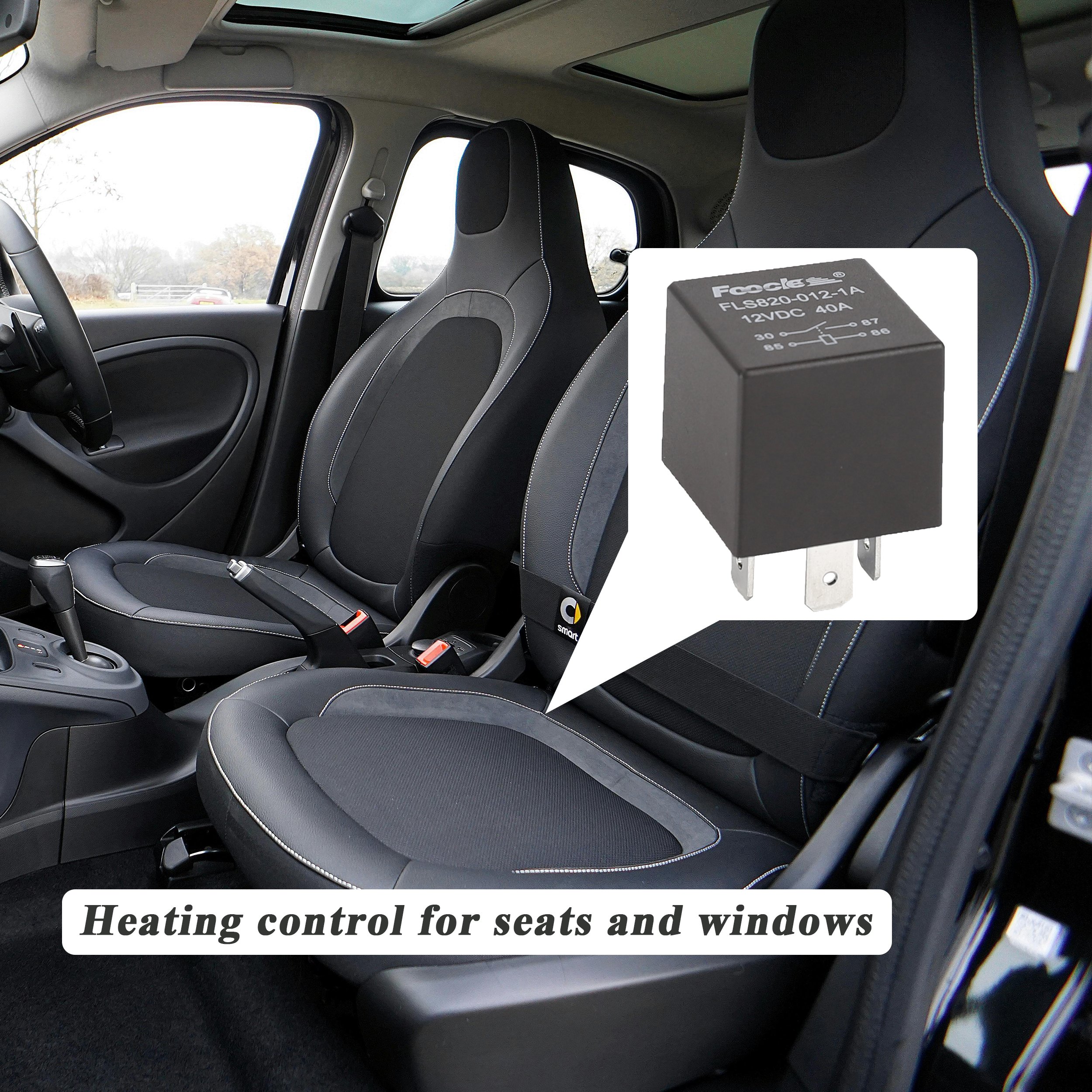 Automotive Relay 30A 40A Normally Open Car Relay Switch sealed Type JD1912 JD1914 Relays for Auto Headlight