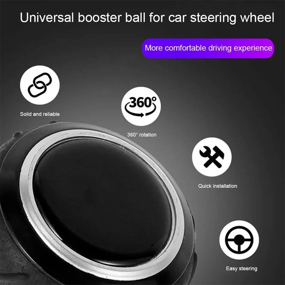 Factory Wholesale 360 Degree Rotation Turning Power Handle Car Steering Wheel Spinner Booster Spinner Knob