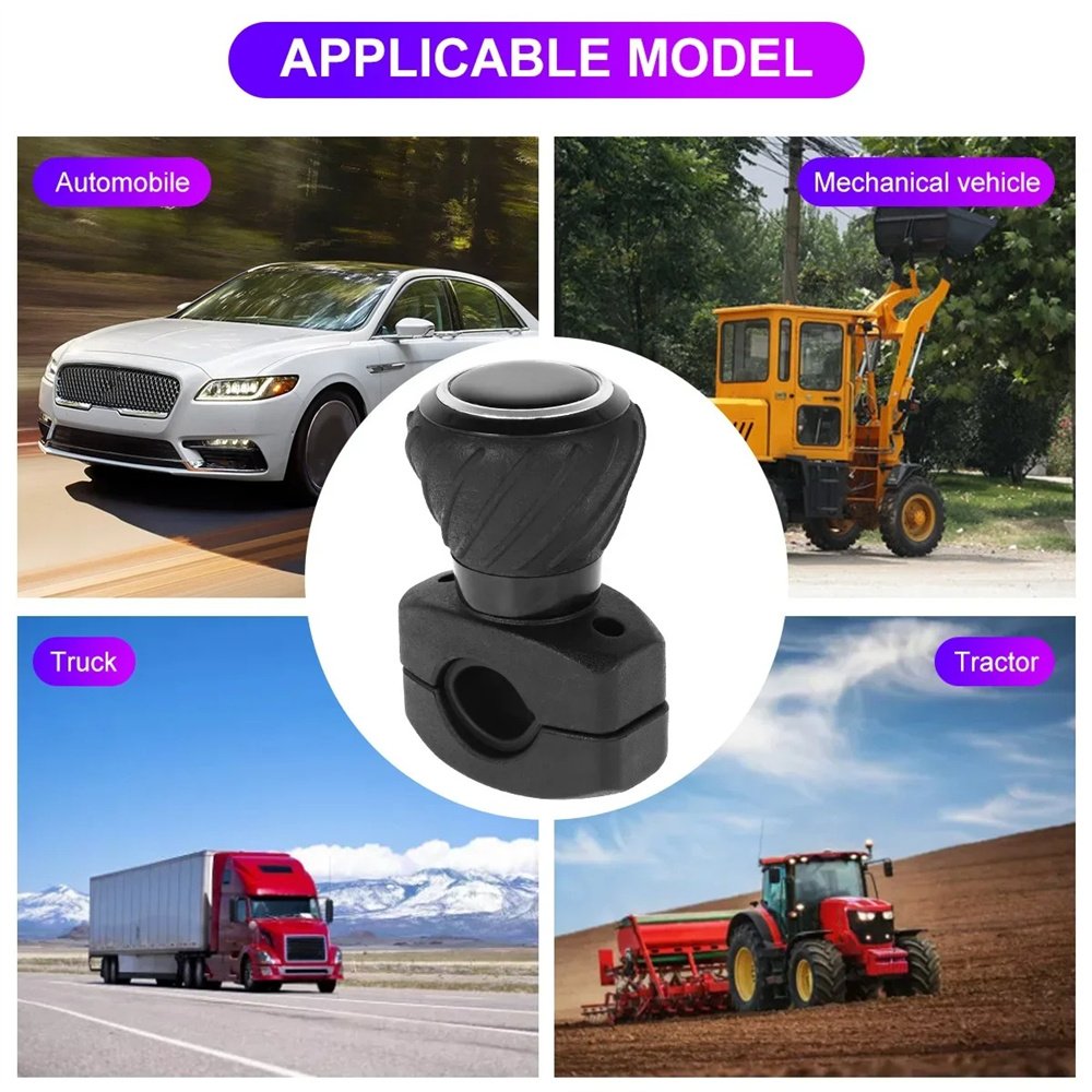 Factory Wholesale 360 Degree Rotation Turning Power Handle Car Steering Wheel Spinner Booster Spinner Knob