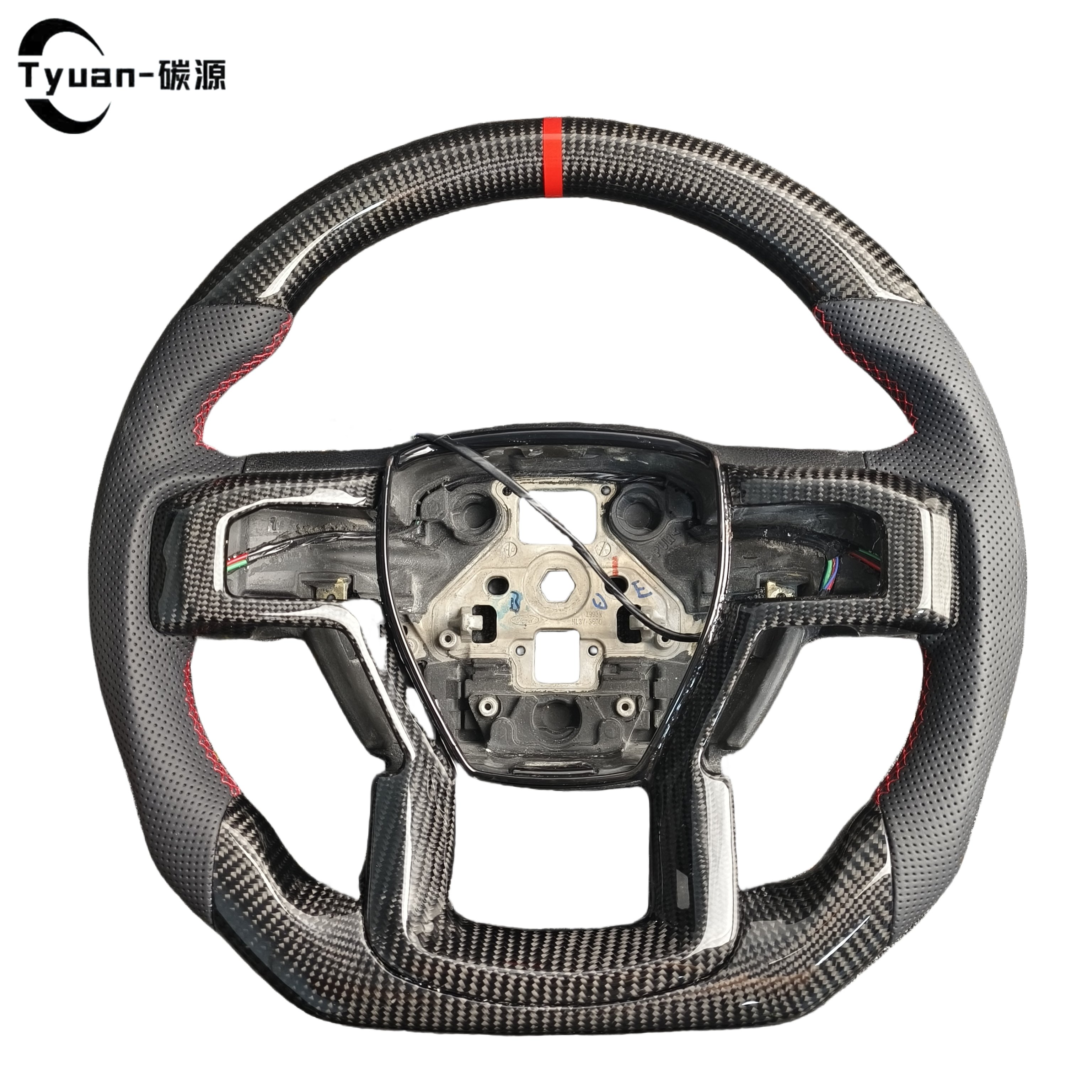Custom car steering wheel for the Ford Raptor F150 automotive interior accessories true carbon fiber