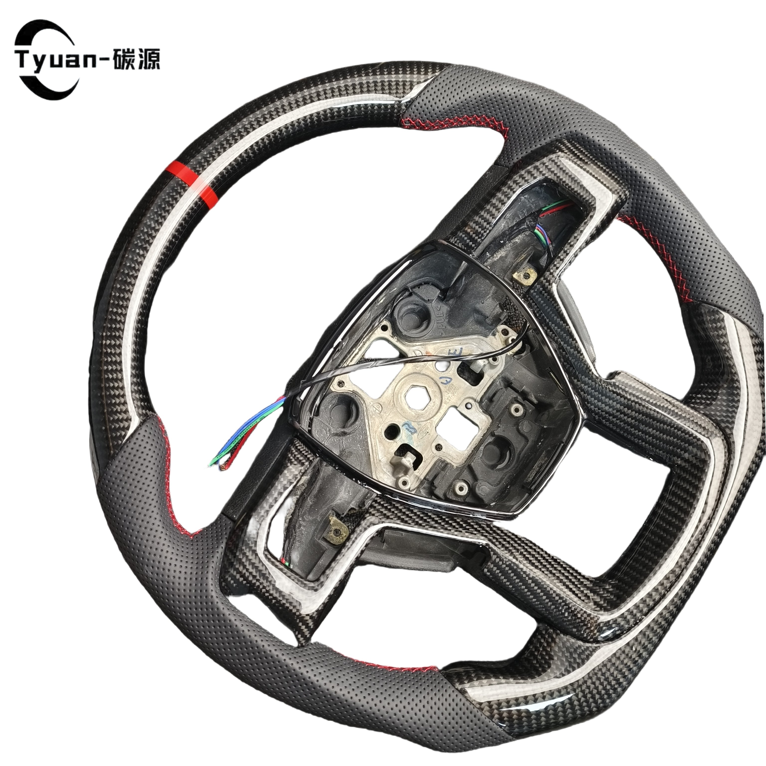 Custom car steering wheel for the Ford Raptor F150 automotive interior accessories true carbon fiber