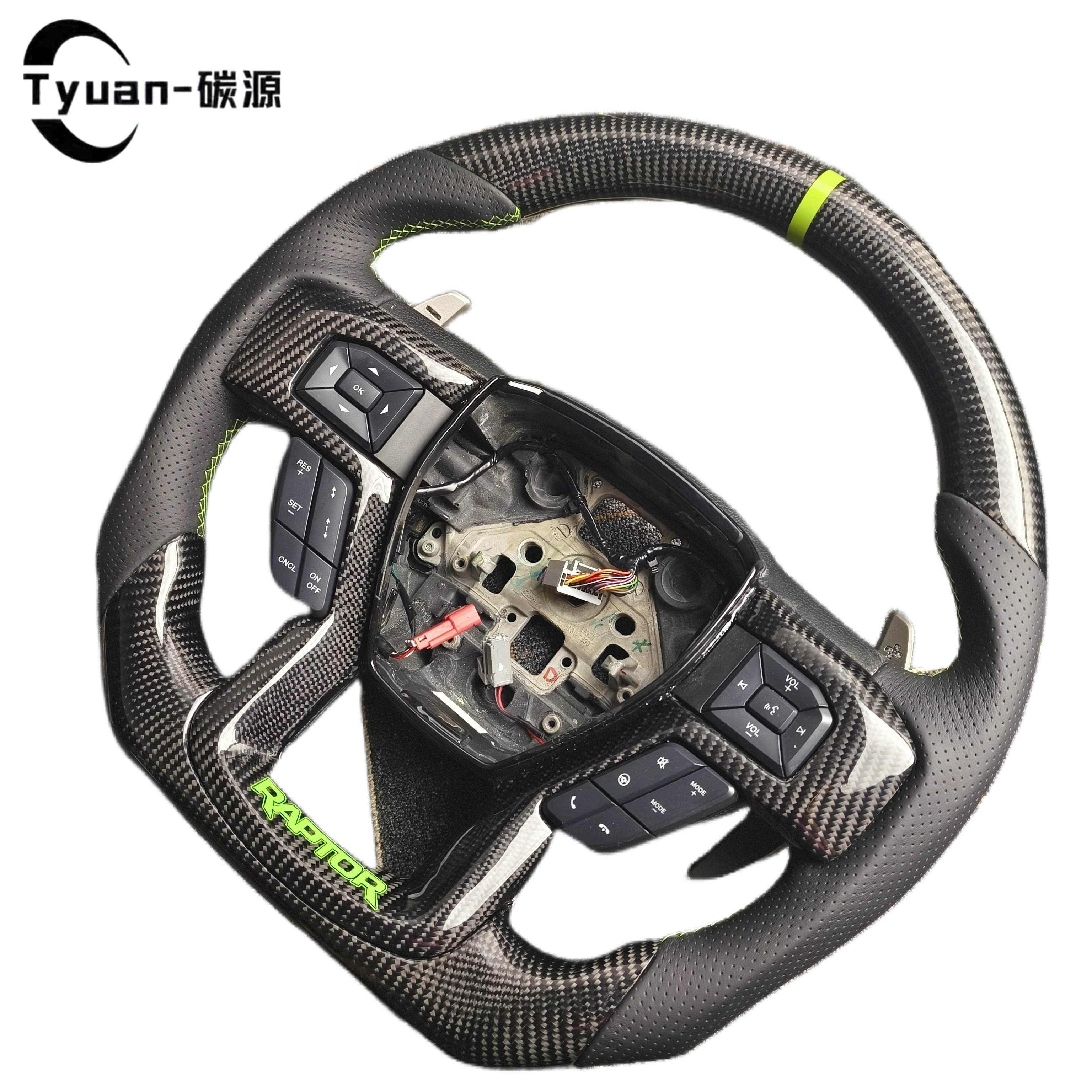 Custom car steering wheel for the Ford Raptor F150 automotive interior accessories true carbon fiber