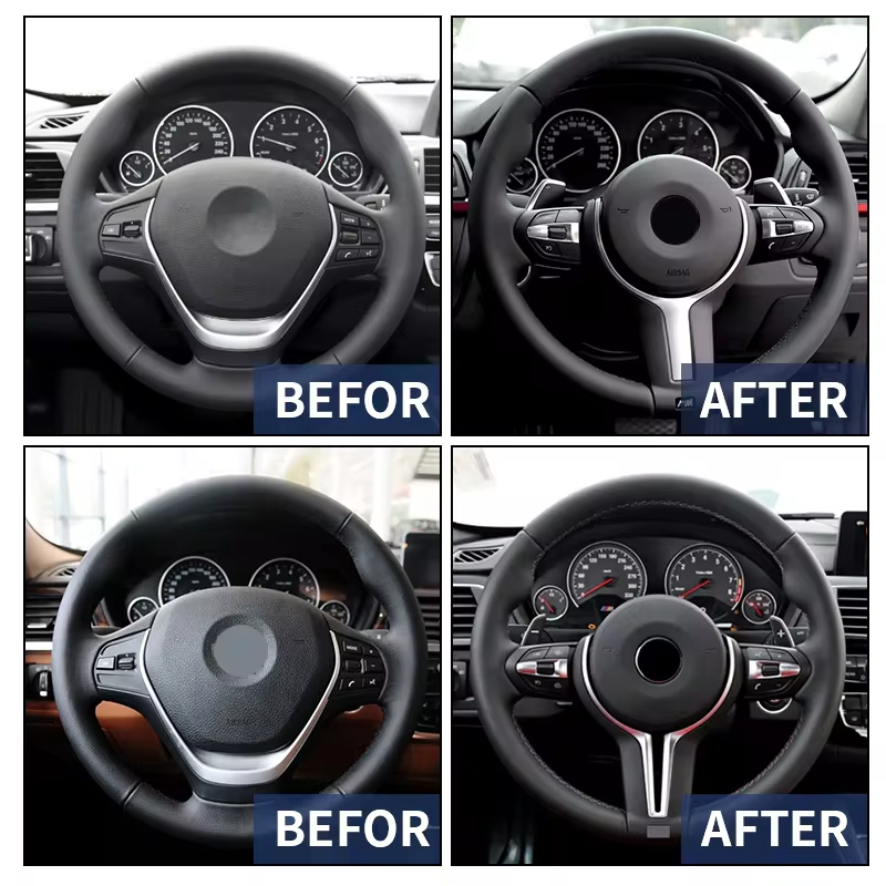 for VW Volkswagen Golf 5 Jetta Mk5 GTI R32 EOS Passat B6 Bora Custom Replacement Real Carbon Fiber Steering Wheel