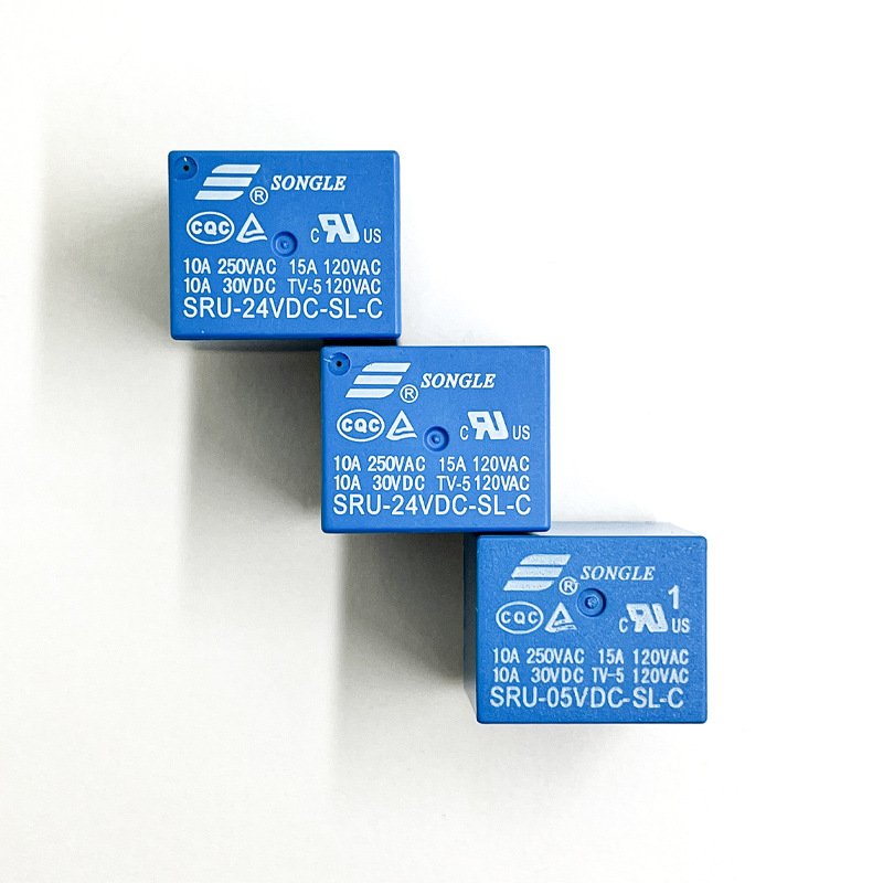 Original Songle Relay SRD-05VC-SL-C 12V/24V 5 Pin 10 a Genuine From Stock