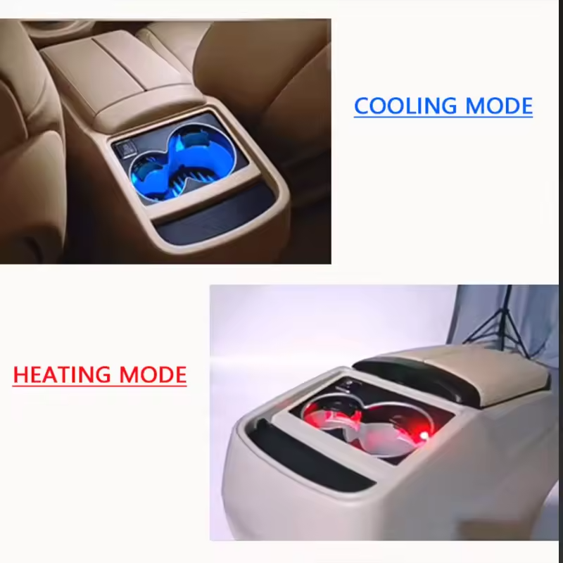 Hot Selling Multifunctional Armrest Box Hot and Cold Cup Holder Car Cup Holder Cooling and Heating Car Cup Holder for Vitovclass