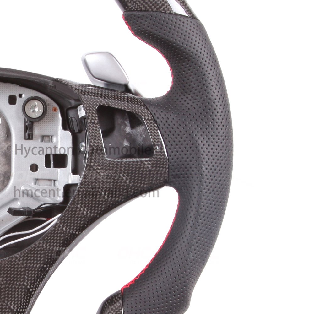 High forging carbon fine workmanship LED Alcantara steering wheel m performance for BMW 3 Series E90 E92 car steering wheel