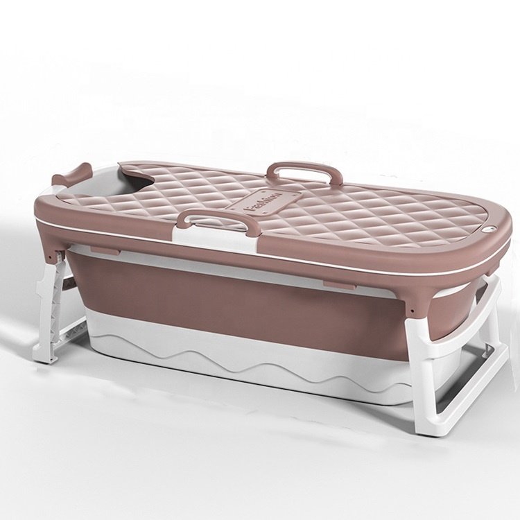 Plastic Folding Bathtub Adult Baby Foldable Portable Large Spa Collapsible Camping Bathtub Storage Plastic Box